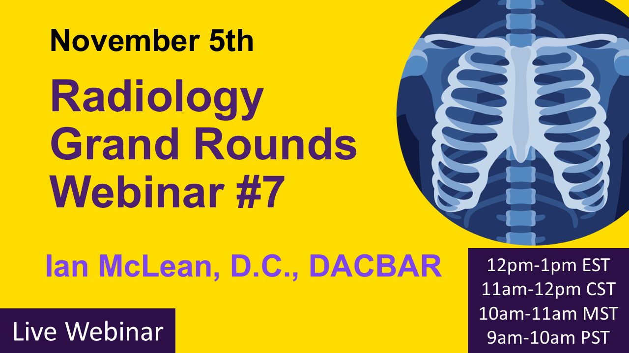 Palmer Online: #7 Radiology Grand Rounds Webinar 2026